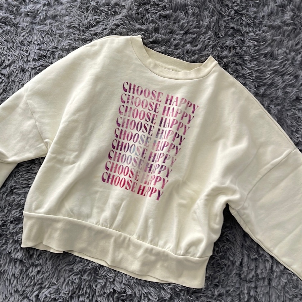 Old Navy Choose Happy Sweatshirt
